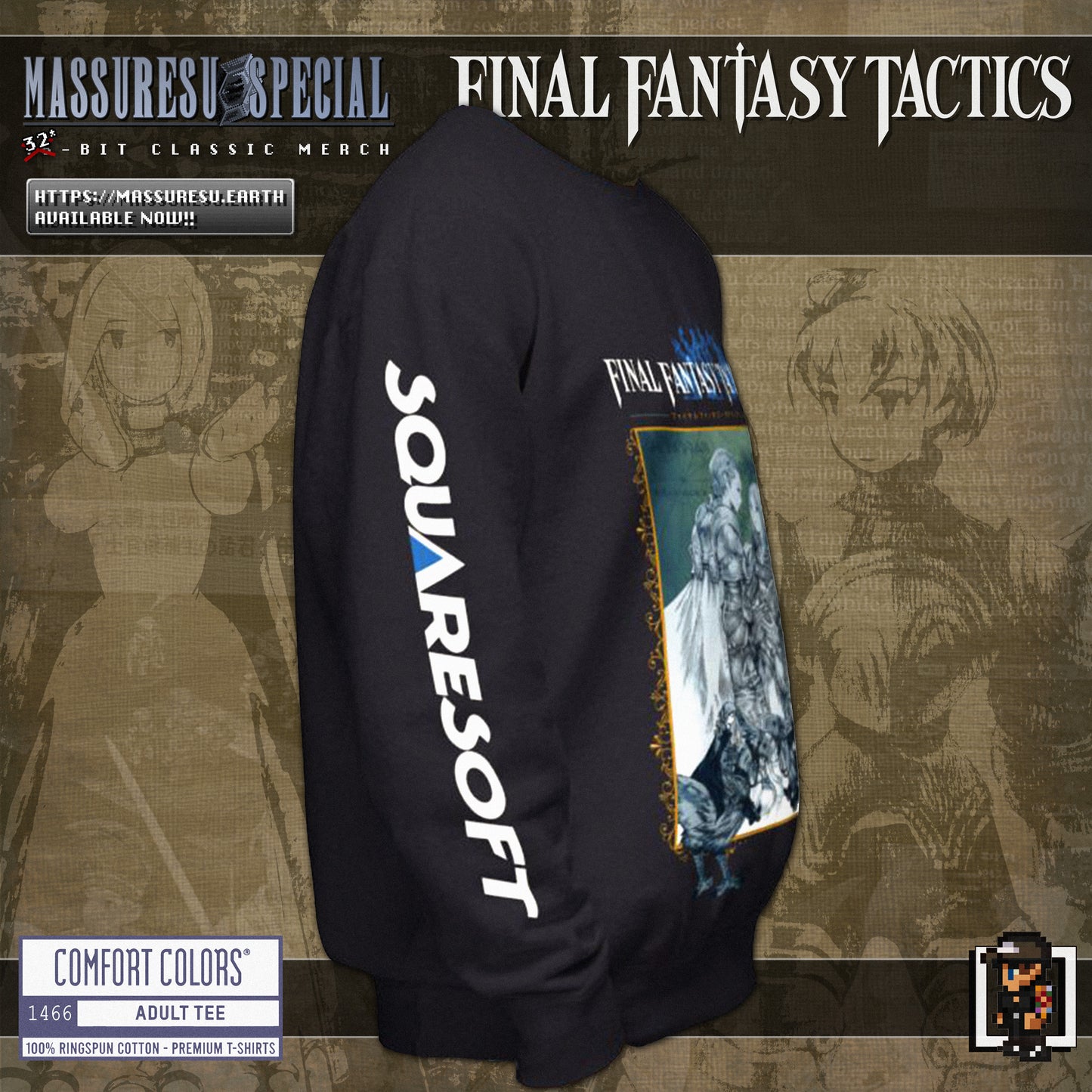 x [NEW] [43] FFT - Crewneck Sweatshirt [2-Sided] [Comfort Colors 1466]