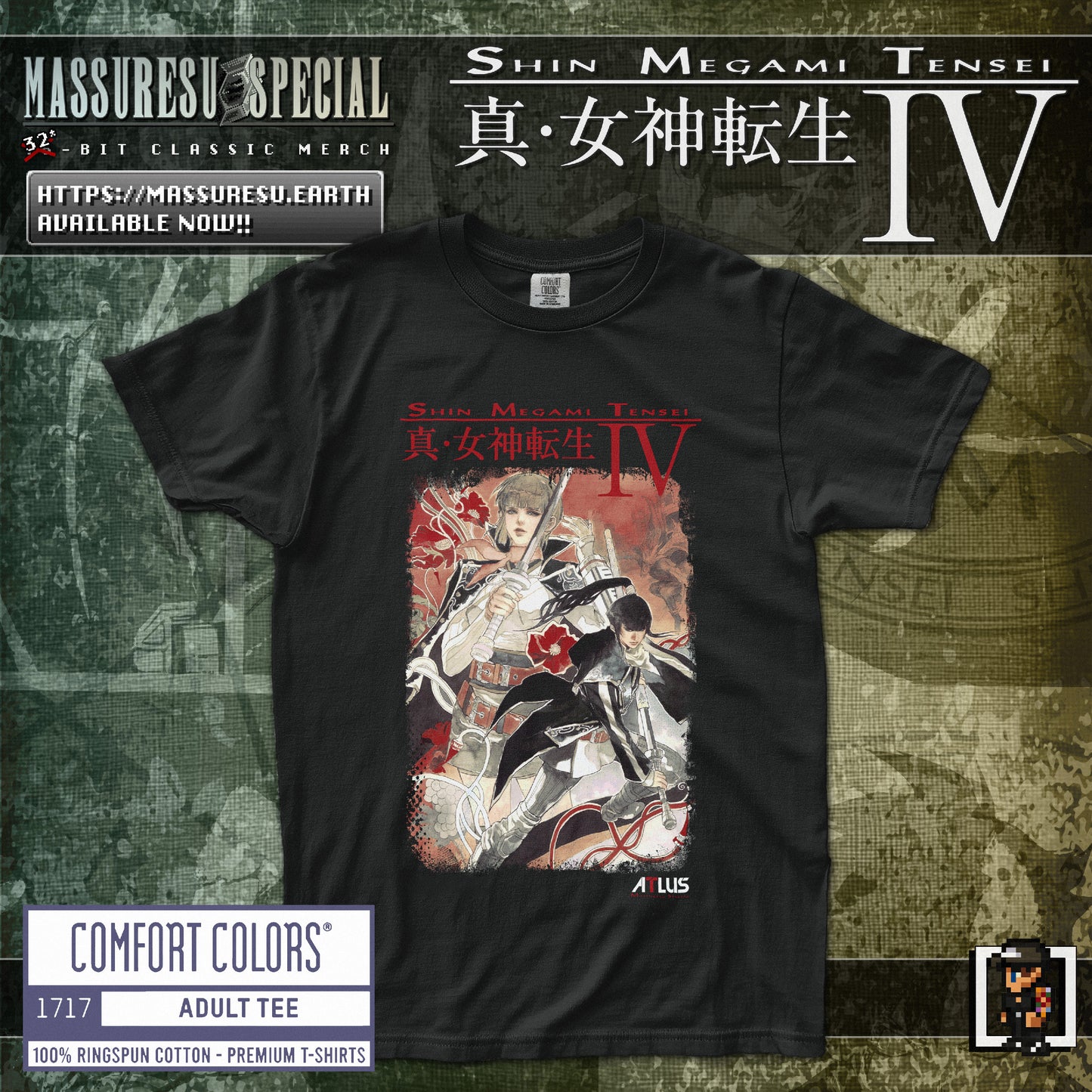 x [NEW] [54] SMT4 - "Messiah of Tokyo" T-Shirt [Comfort Colors 1717]
