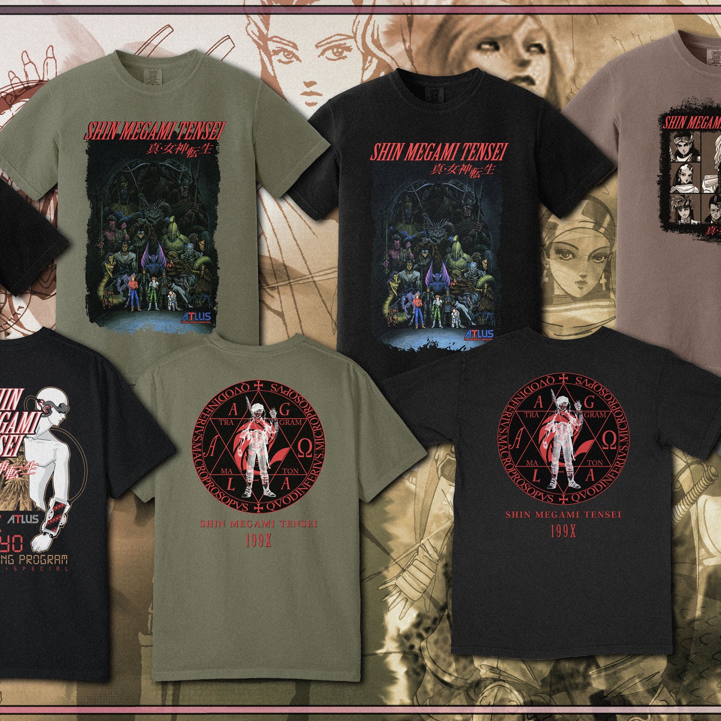 [P 002] Shin Megami Tensei I + II Merch [Fall 2024] [Massuresu Special]