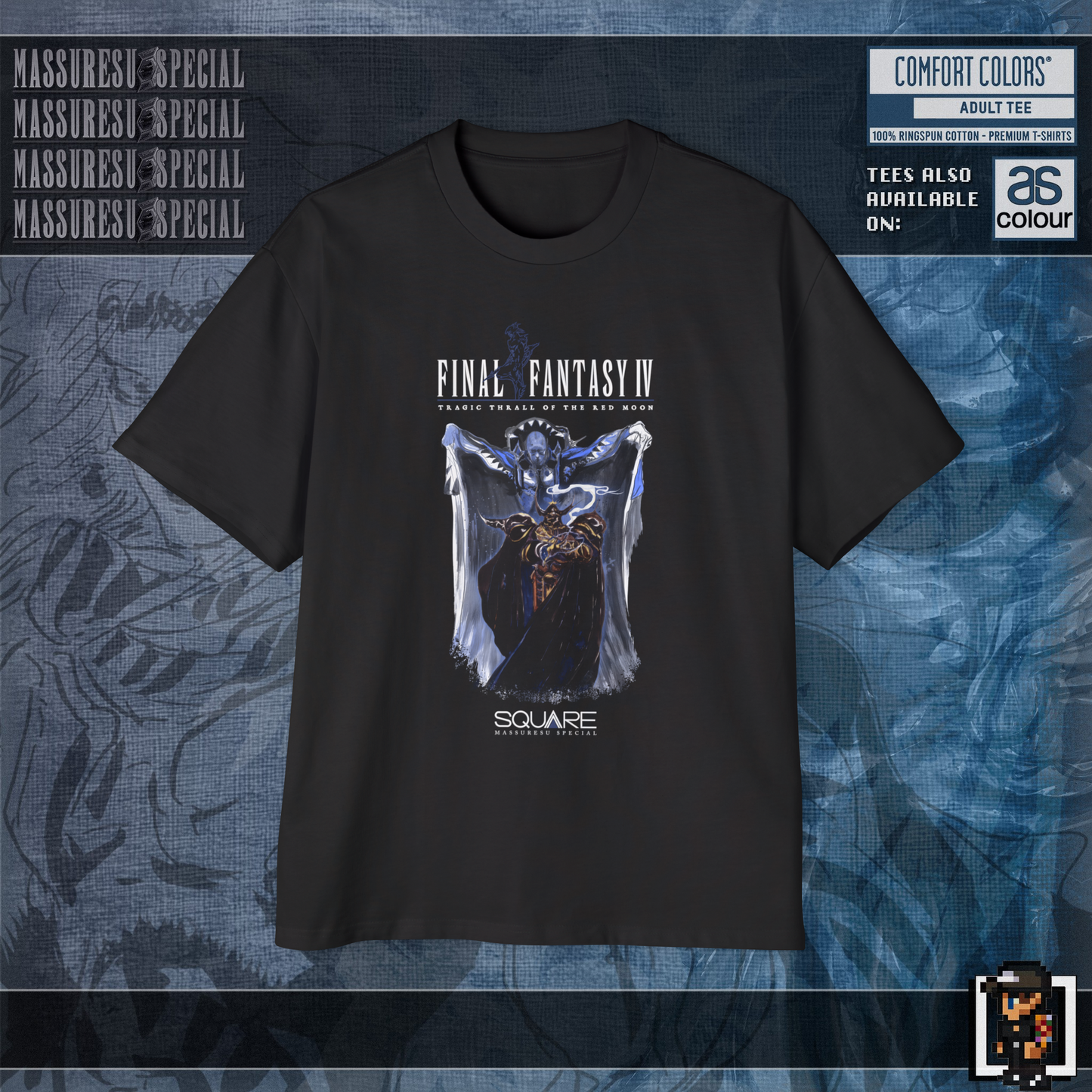 x [NEW] [61] Final Fantasy IV T-Shirt "Tragic Thrall" | Comfort Colors 1717 | AS Colour 5080 Oversized Tee