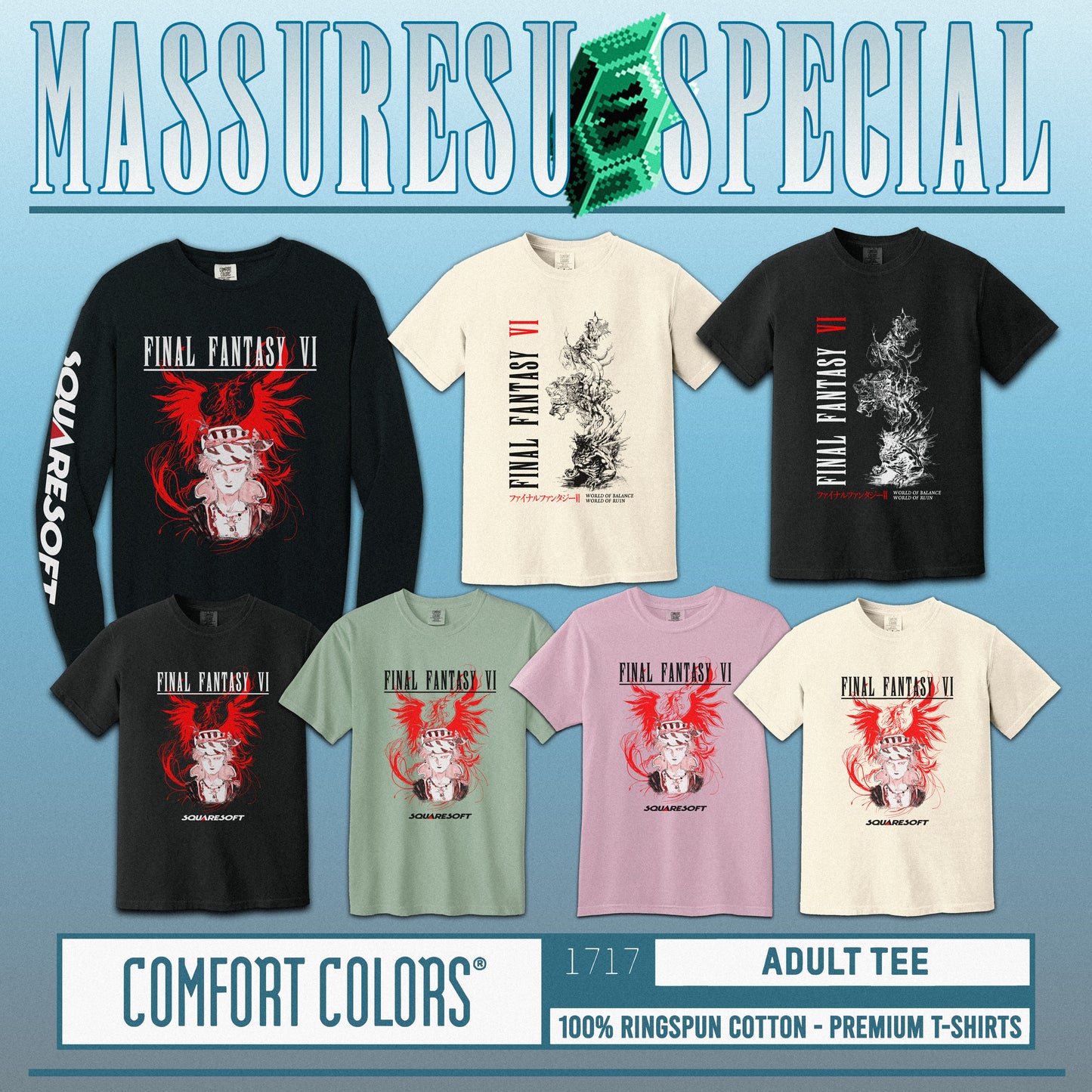 [P 001] Final Fantasy VI Merch [Fall 2024] [Massuresu Special]